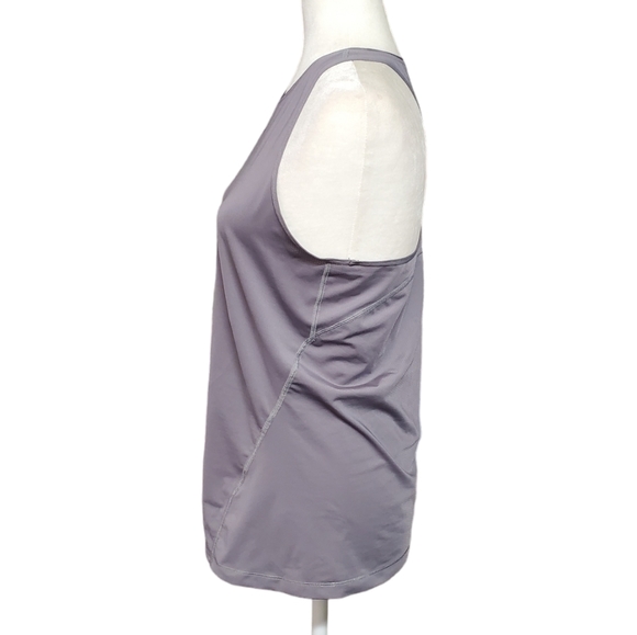 Nike Dri-Fit Tank Top Womens Size Medium Gray Crew Neck Training Top - Picture 4 of 11